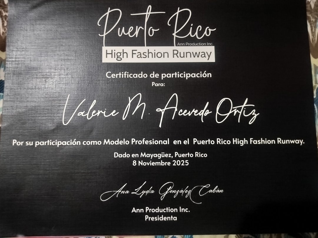 Publicación de Valerie M Acevedo Ortiz en HolliModels