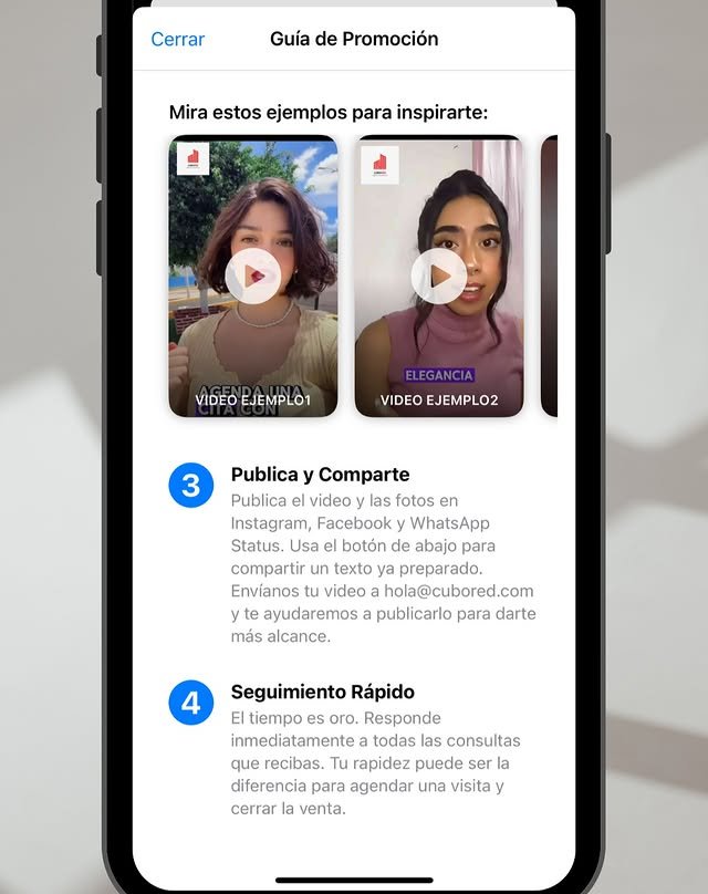 Publicación de Bienes Raíces-CuboRed en HolliModels