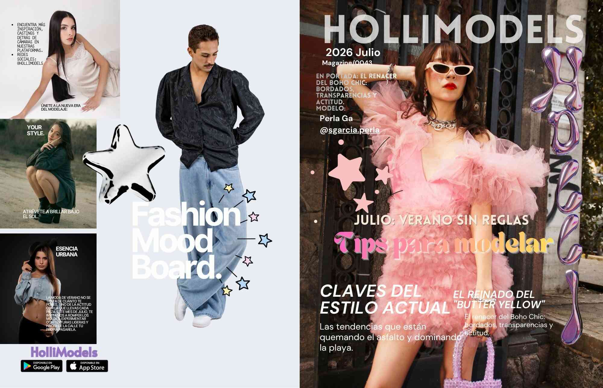 Portada Revista Hollimodels Julio
