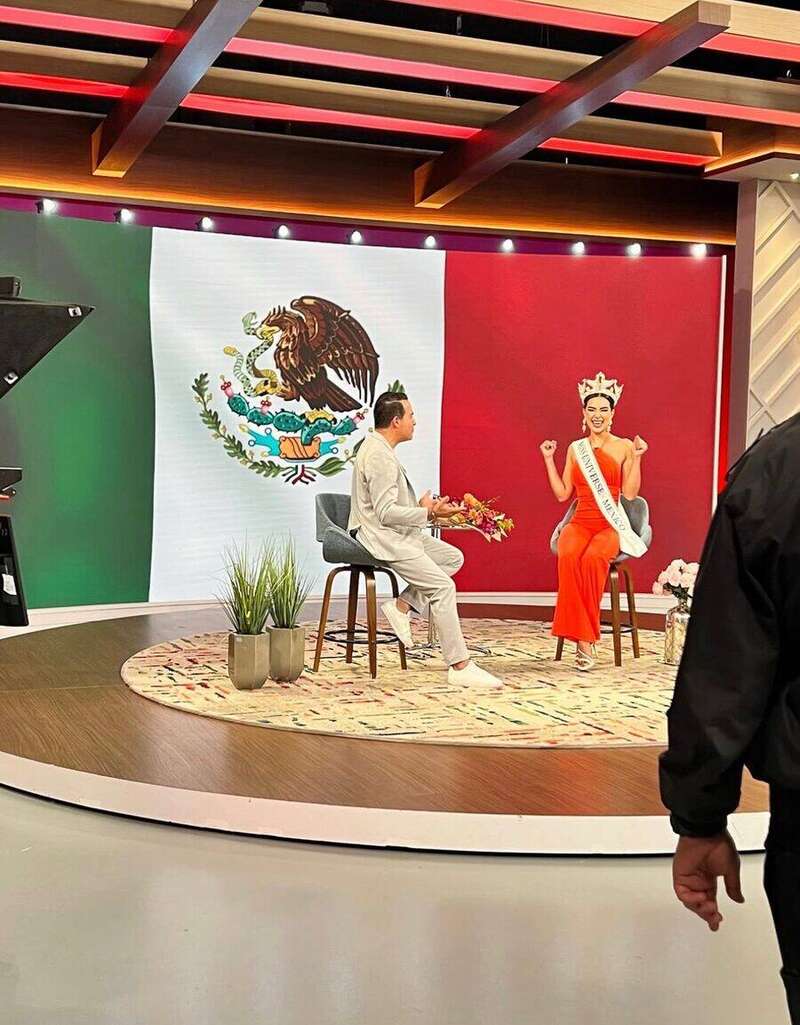 María Vargas Miss Universo México gira de medios Miami
