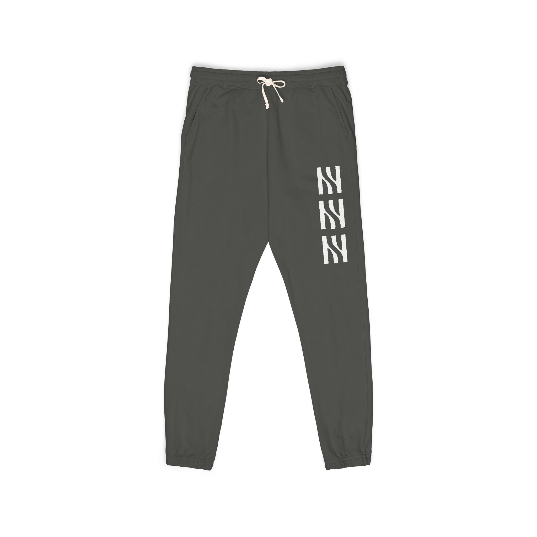 Pantalones de chándal tipo jogger  LOGO HOLLIMODELS' con rayas de camuflaje — Felpa teñida en prenda
